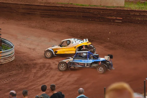 1 - 2 de julio de 2017, Autocross en Nova Paka, Campeonato de Europa de la FIA, República Checa. Coches Buggy y Super buggy . — Foto de Stock