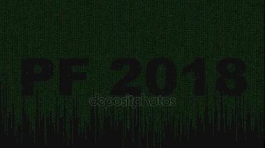 Düşen harfler animasyon. PF 2018 animasyon karanlık gölge karakterlerle 