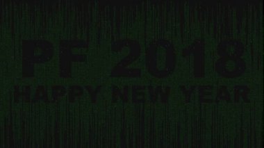 Düşen harfler animasyon. PF 2018 animasyon karanlık gölge karakterlerle 