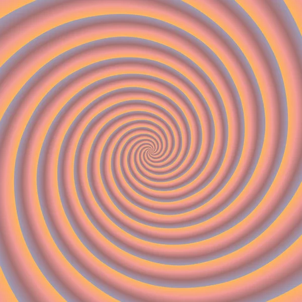 同心五颜六色的螺旋。抽象红蓝螺旋, 圆形图案 — 图库照片