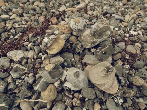 Pebble stenar konsistens. Användbar för design som naturlig bakgrund — Stockfoto