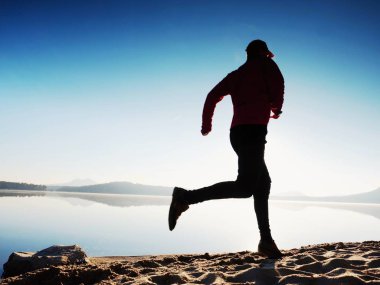 Gün batımı, Güneş ufuktan plaj egzersiz