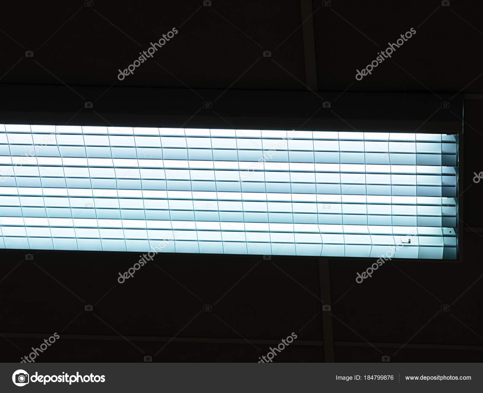 Lighting Ceiling Panels Fluorescent Lamps On The Modern Lighting Ceiling Panels Fluorescent Lamps On The Modern Stock Photo