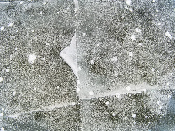 凍った湖。気候・天候の変化に関する研究. — ストック写真