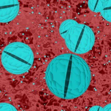 Enfekte kanda Coronavirus mikrobu.