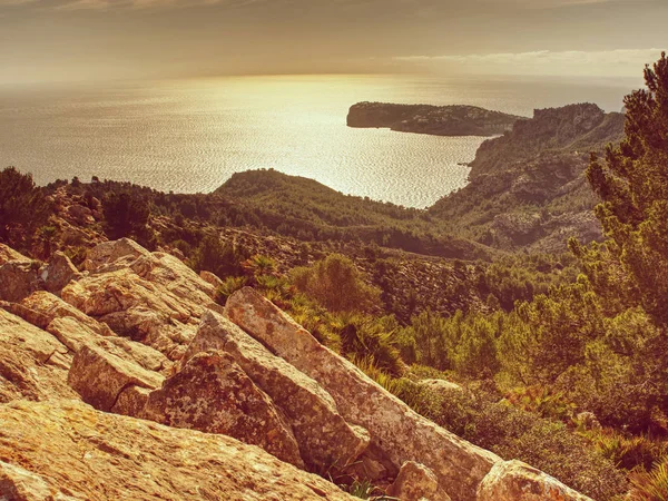 Costa Oeste Montañosa Isla Mallorca España —  Fotos de Stock