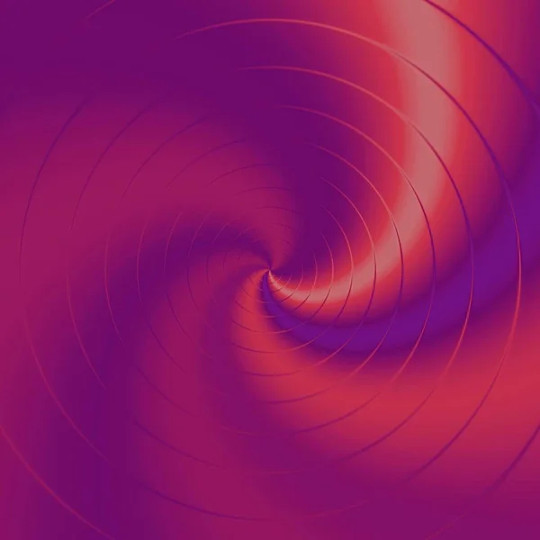 Spirale Blu Rossa Con Estremità Nel Mezzo Immagine Digitale Astratta — Foto Stock