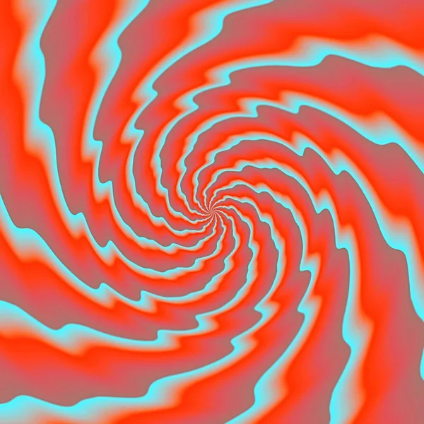 Kleurrijke Propelelr Maakt Grappige Abstracte Spiralen Warme Kleuren Het Patroon — Stockfoto