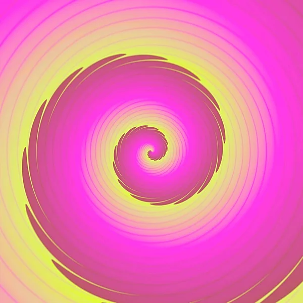 Spirale Rayons Chauds Vifs Cube Modèle Fond Coloré Hélix Couleurs — Photo