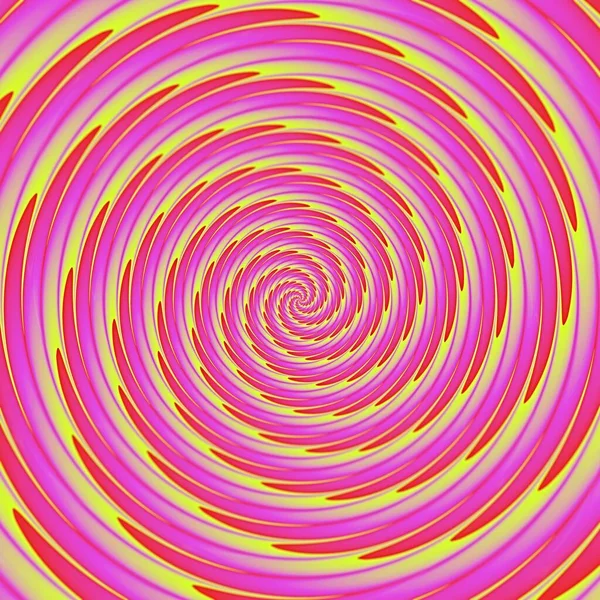 Spirale Caldi Raggi Vividi Cubo Modello Sfondo Colorato Elica Colori — Foto Stock