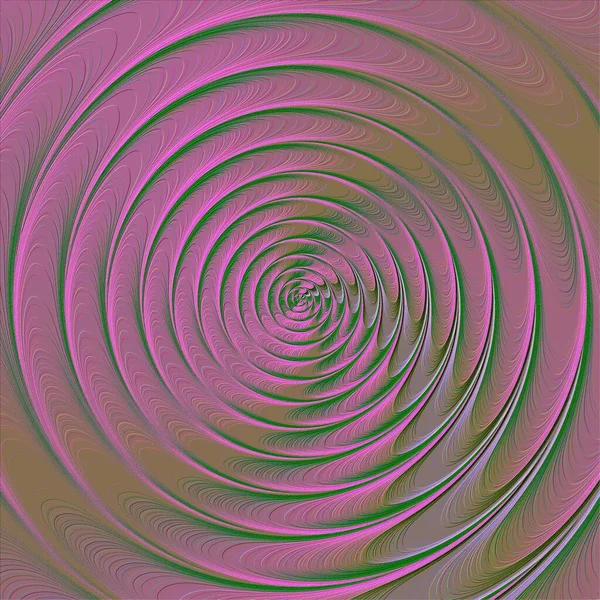 Espiral Azul Rojo Con Extremo Medio Imagen Abstracta Digital Con —  Fotos de Stock