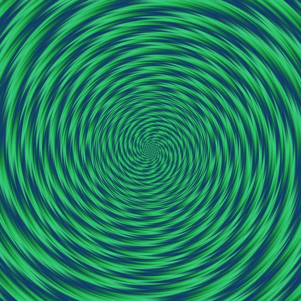 Зелено Синій Ретро Психоделічний Вихор Повернення Божевільного Гвинта — стокове фото