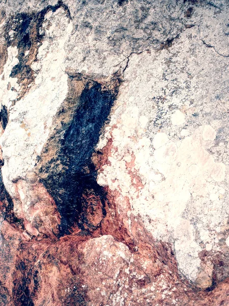 Close Natural Rock Texture Shot Scottish Mountains — Stock Photo, Image
