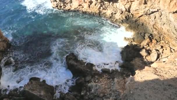 Populair Natuurlijk Object Genaamd Olla Calvia Mallorca Eiland Cirkel Kleine — Stockvideo