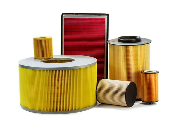 Auto parts. range of filters. — Stock Photo, Image