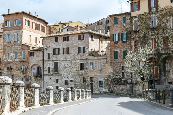 Calle Estrecha Casco Antiguo Italia — Foto de Stock