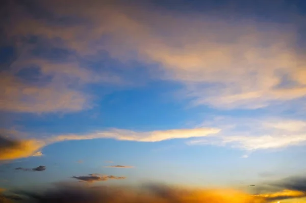 Beautiful Colorful Sunset Sky Sky Background — Stock Photo, Image
