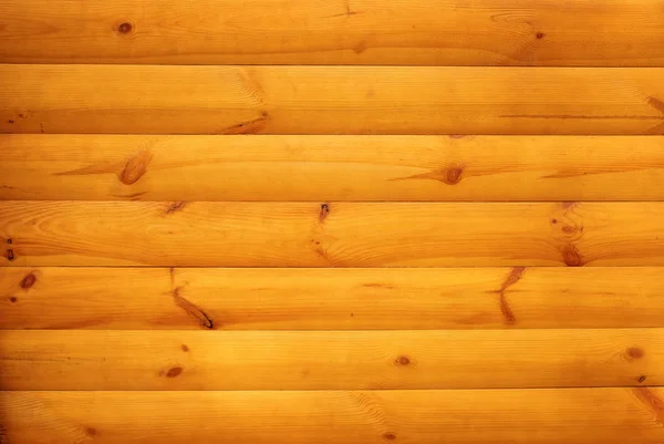 Listones de madera naranja con nudos unidos. Textura de madera b — Foto de Stock