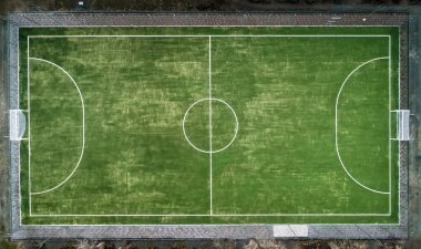 New artificial turf foA new small artificial turf football field