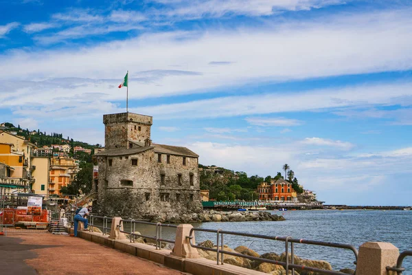 Vista Panorámica Del Histórico Castello Sul Mare Castillo Sobre Mar — Foto de Stock