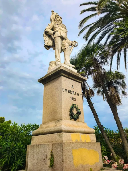 Monument Över Umberto 1913 Smeknamnet Den Gode Var Kungen Italien — Stockfoto