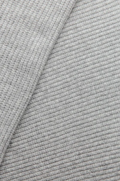 Grijs Gebreide Stof Textuur Product Van Wol Handwerk — Stockfoto