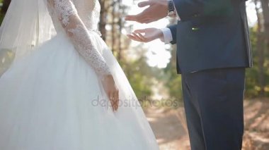 Gelin Damat öpücük elinde