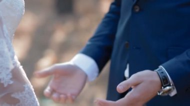 Gelin Damat öpücük elinde