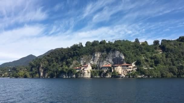 Pemandangan Santa Caterina dari air — Stok Video