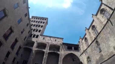 BARCELONA, SPAIN - MAY 2017: Placa del Rei.