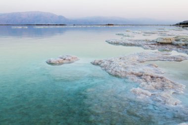 Ölü Deniz'in güzel sahil .