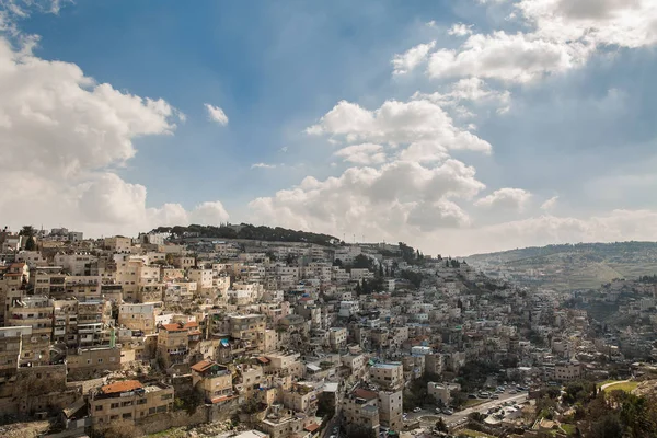 Silwan Dorf in jerusalem. — Stockfoto