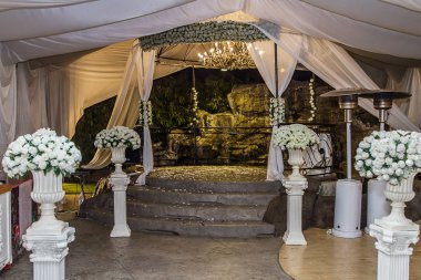 Yahudi Hupa, düğün putdoor .