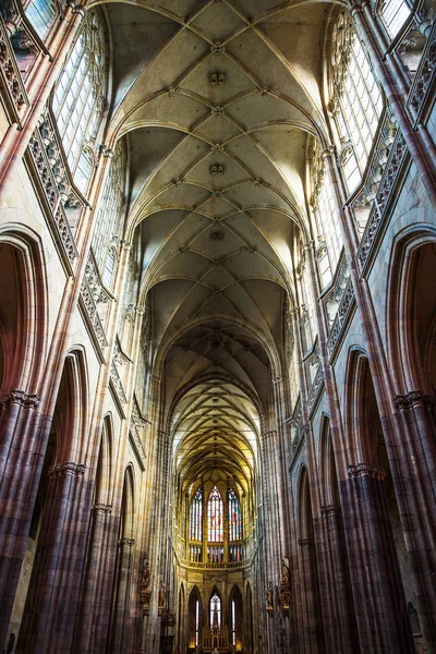 Kulturlandmärken domkyrka, Prag, Tjeckien. — Stockfoto