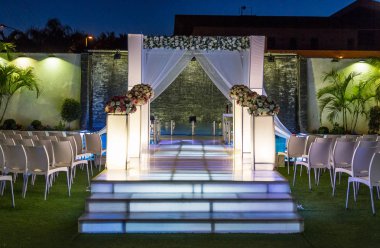 Yahudi Hupa, düğün putdoor .