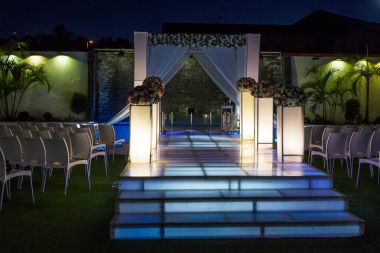 Yahudi Hupa, düğün putdoor .