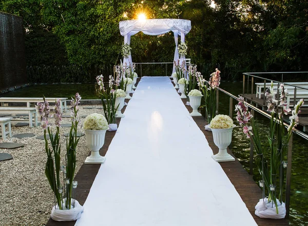 Judío Hupa, putdoor de boda  . — Foto de Stock