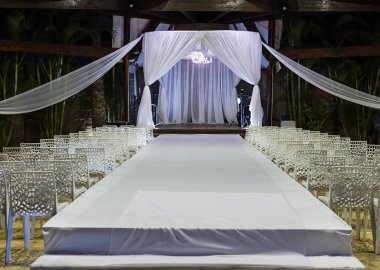 Yahudi Hupa, düğün putdoor .