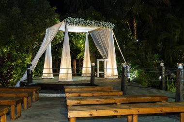 Yahudi Hupa, düğün putdoor .