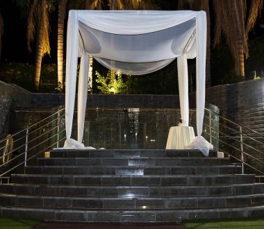 Yahudi Hupa, düğün putdoor .