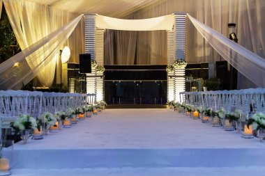 Yahudi Hupa, düğün putdoor .