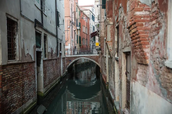 Hermoso canal de fotos de Venecia, Italia  . — Foto de Stock