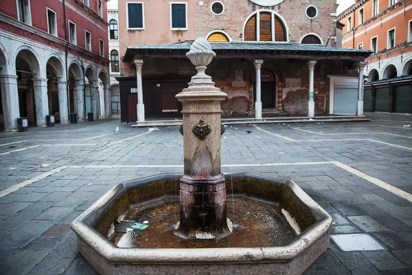 Praça da foto bonita de Veneza, Itália  . — Fotografia de Stock