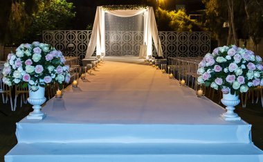 Yahudi Hupa, düğün putdoor .