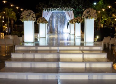 Yahudi Hupa, düğün putdoor .