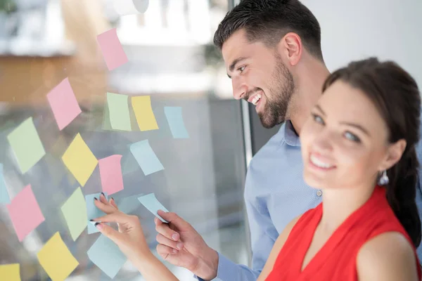 Affärer Start Planering Förvaltning Och Människor Koncept Glad Kreativa Team — Stockfoto