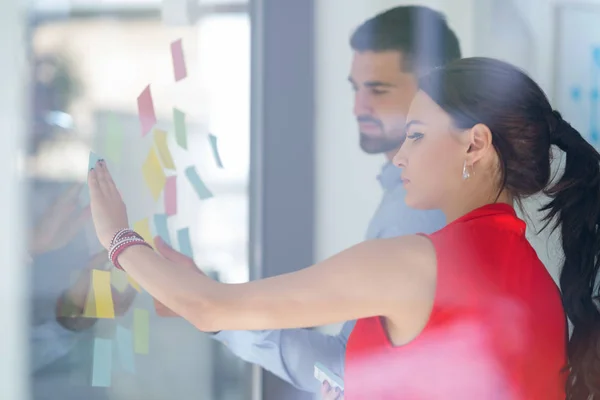 Negocio Puesta Marcha Planificación Gestión Concepto Personas Feliz Equipo Creativo — Foto de Stock