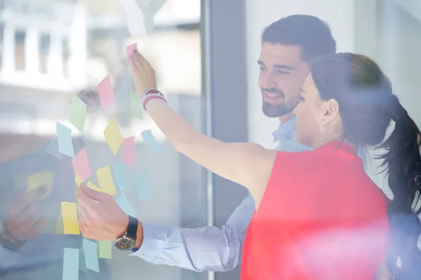 Negocio Puesta Marcha Planificación Gestión Concepto Personas Feliz Equipo Creativo — Foto de Stock