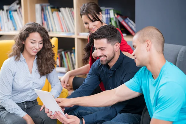 Startup Business People Group Working Everyday Job Modern Office — Stock Photo, Image