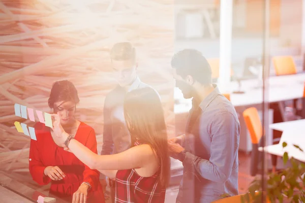 Business Start Planung Management Und People Konzept Glückliches Kreativ Team — Stockfoto